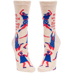 Blue Q Women's Crew Socks - Me When My Song Comes On