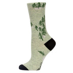 Blue Q Women's Crew Socks - I Fucking Love It Out Here - woods