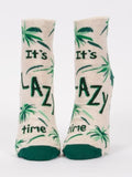 Women's Ankle Sock It's Lazy Time - Blue Q