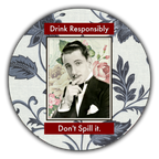 Gold Coaster Set by Umlaut Brooklyn - 4 unique designs