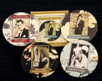 Gold Coaster Set by Umlaut Brooklyn - 4 unique designs