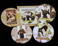 Silver Coaster Set by Umlaut Brooklyn - 4 unique designs