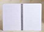 I Need to Start Writing Stuff Down. - lined 5x7 spiral journal by Umlaut Brooklyn