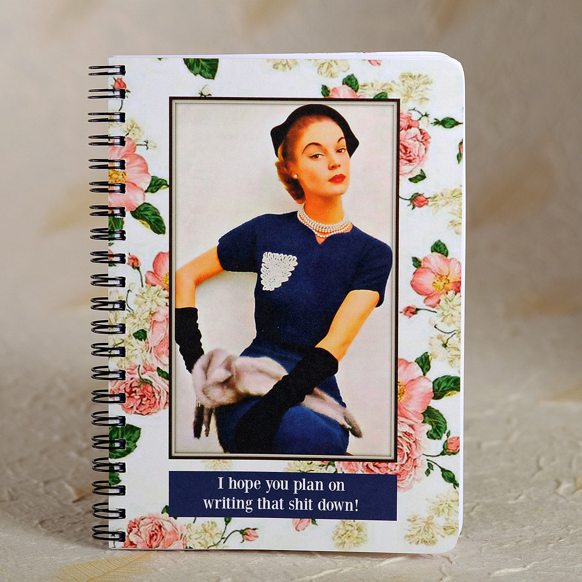 I Hope You Plan On Writing That Shit Down! - lined 5x7 80 recycled pages - notepad journal by Umlaut Brooklyn