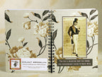 The Pen is Mightier Than the Sword - lined 5x7 80 recycled pages - notepad journal by Umlaut Brooklyn