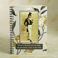 The Pen is Mightier Than the Sword - lined 5x7 80 recycled pages - notepad journal by Umlaut Brooklyn