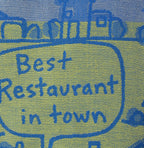 Blue Q Kitchen Towel - woven jacquard Cotton Kitchen Towel -  Best Restaurant in Town