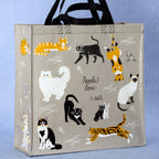 People I Love: Cats Blue Q Shopper Bag - Reusable Shopping Bags