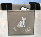 People I Love: Cats Blue Q Shopper Bag - Reusable Shopping Bags