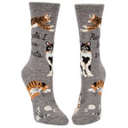 Blue Q Women's Crew Socks - People I Love: 1. Cats
