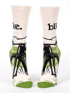 Blue Q Women's Crew Socks - Bike Path
