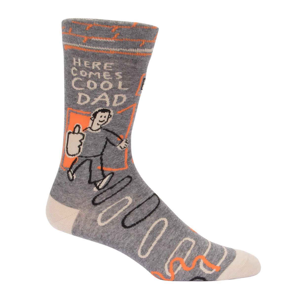 MEN's Crew Socks - Here Comes Cool Dad