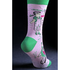Women's Crew Socks - Don't Judge Me - Blue Q
