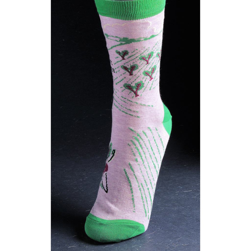 Women's Crew Socks - Don't Judge Me - Blue Q