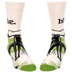 MEN's Crew Socks - Bike Path.