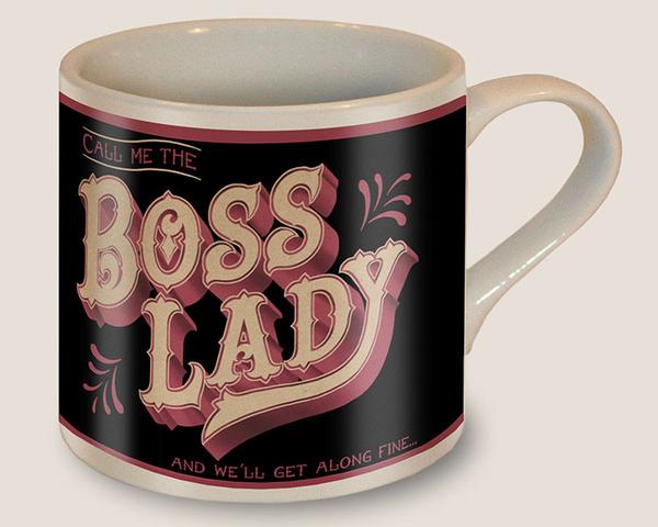 Boss Lady Coffee Mug by Lucky Jack fka Trixie and Milo