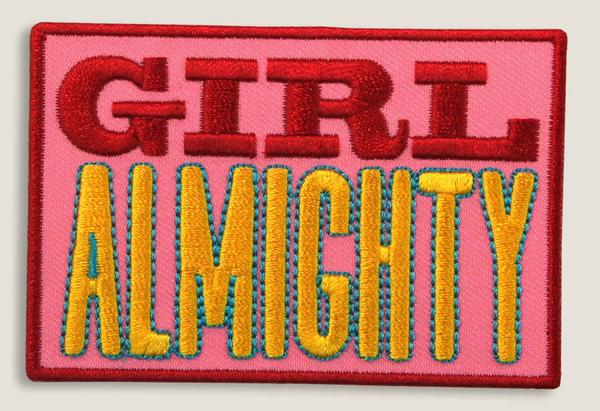 Girl Almighty Iron-On Embroidered Patch by Lucky Jack fka Trixie and Milo