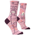 Blue Q Go Away I'm Introverting Women's Crew Socks