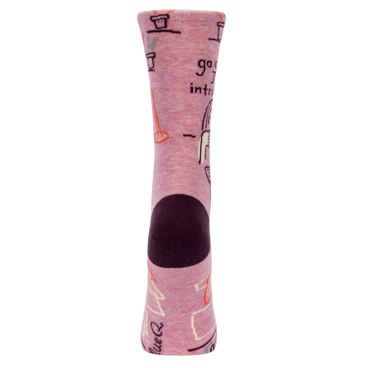 Blue Q Go Away I'm Introverting Women's Crew Socks