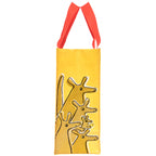 Blue Q Packin' Snacks (with kangaroo) Handy Tote   10x8.5x4.5  Eco Reusable Lunch Bag