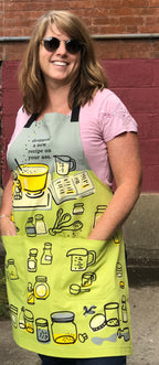 Blue Q Droppin' a New Recipe On Your Ass Full Apron With Pockets