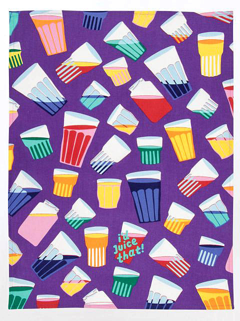 Blue Q Kitchen Towel - I'd Juice That - Screen Printed Cotton