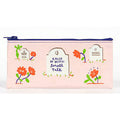 Small Talk Blue Q Pencil Case