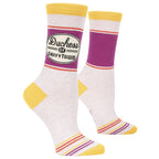 Women's Crew Socks - Duchess of Sassytown - Blue Q