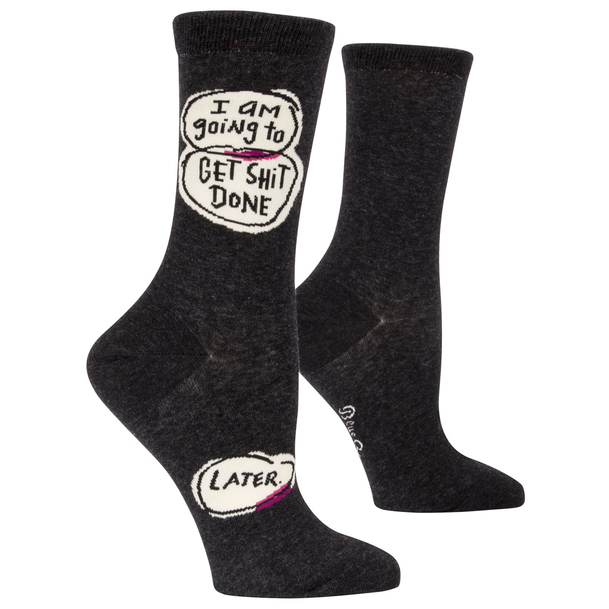 Women's Crew Socks -  I am going to Get Sh*t Done.  Later - Blue Q