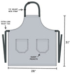 Blue Q Cats Unisex Cotton Twill Full Apron With Pockets
