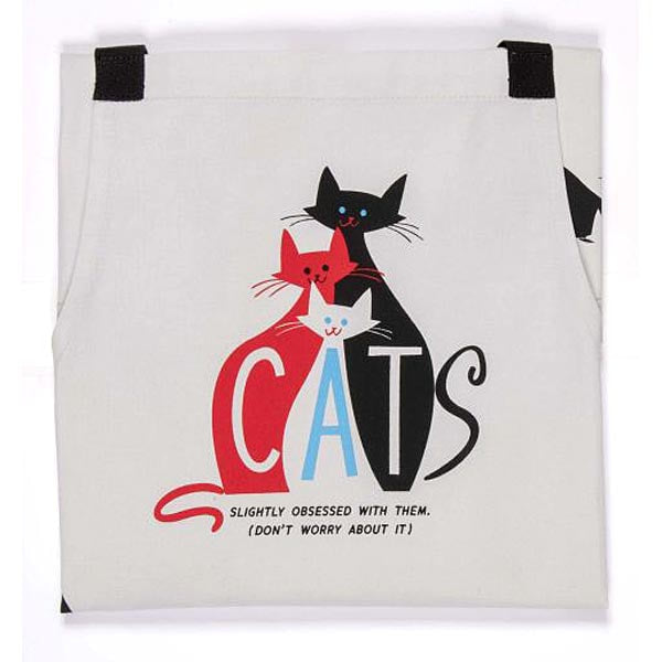 Blue Q Cats Unisex Cotton Twill Full Apron With Pockets