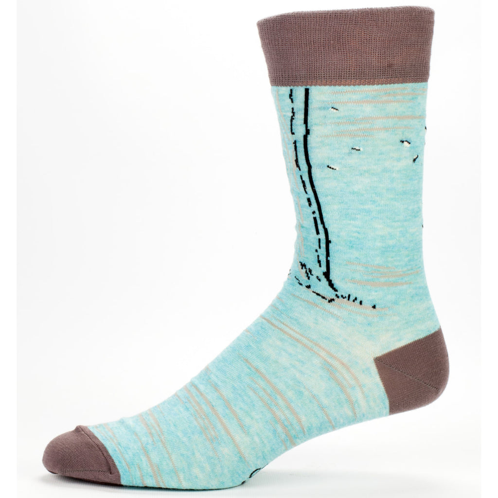 Fuck this Shit - MEN's combed cotton crew sock by BlueQ