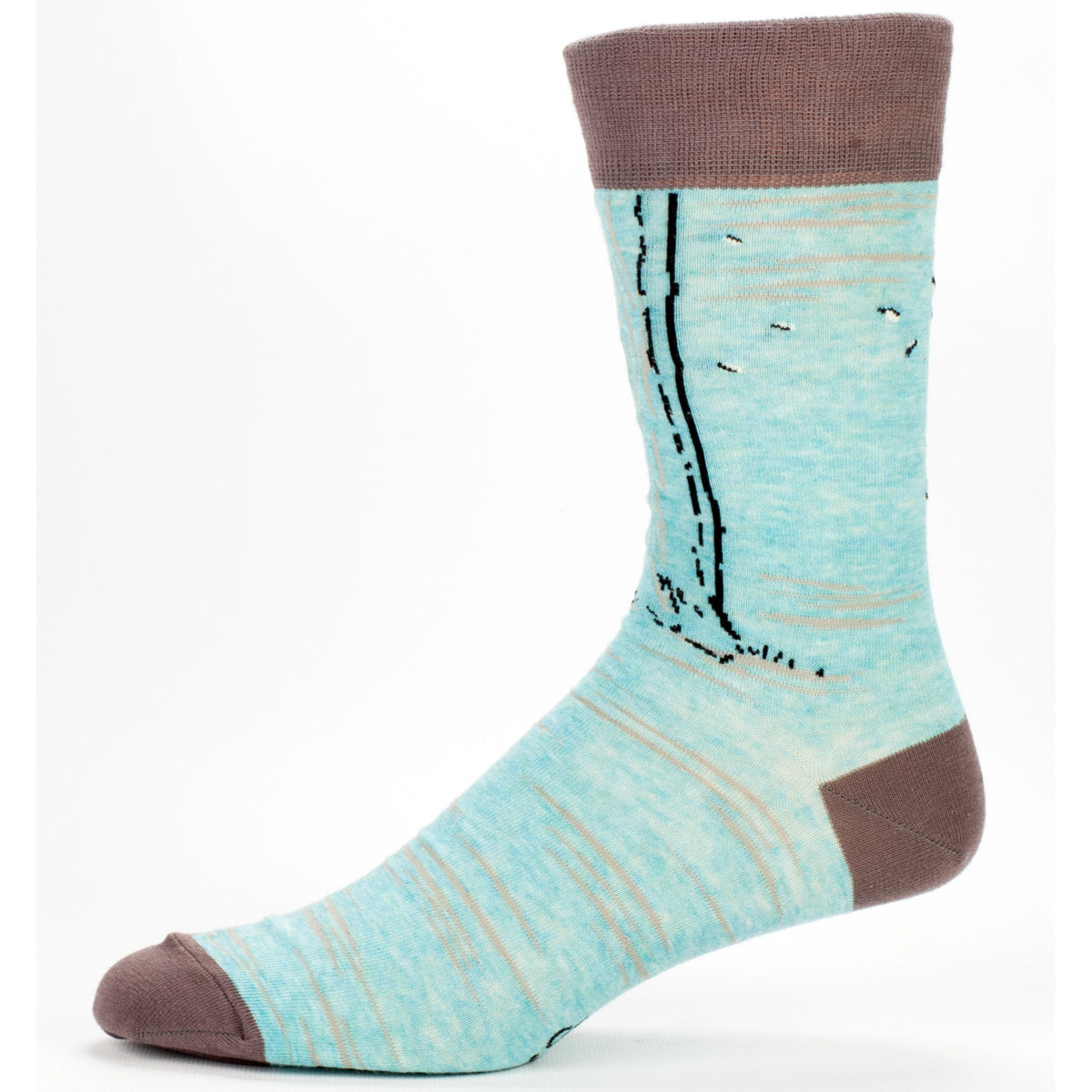Fuck this Shit - MEN's combed cotton crew sock by BlueQ