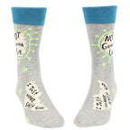 Not Gonna Lie  - MEN's combed cotton crew sock by BlueQ