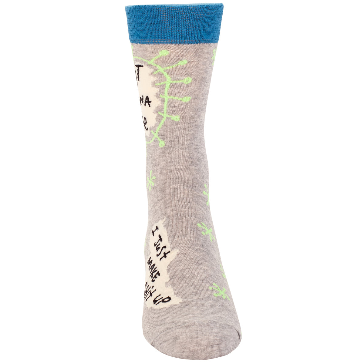 Not Gonna Lie  - MEN's combed cotton crew sock by BlueQ