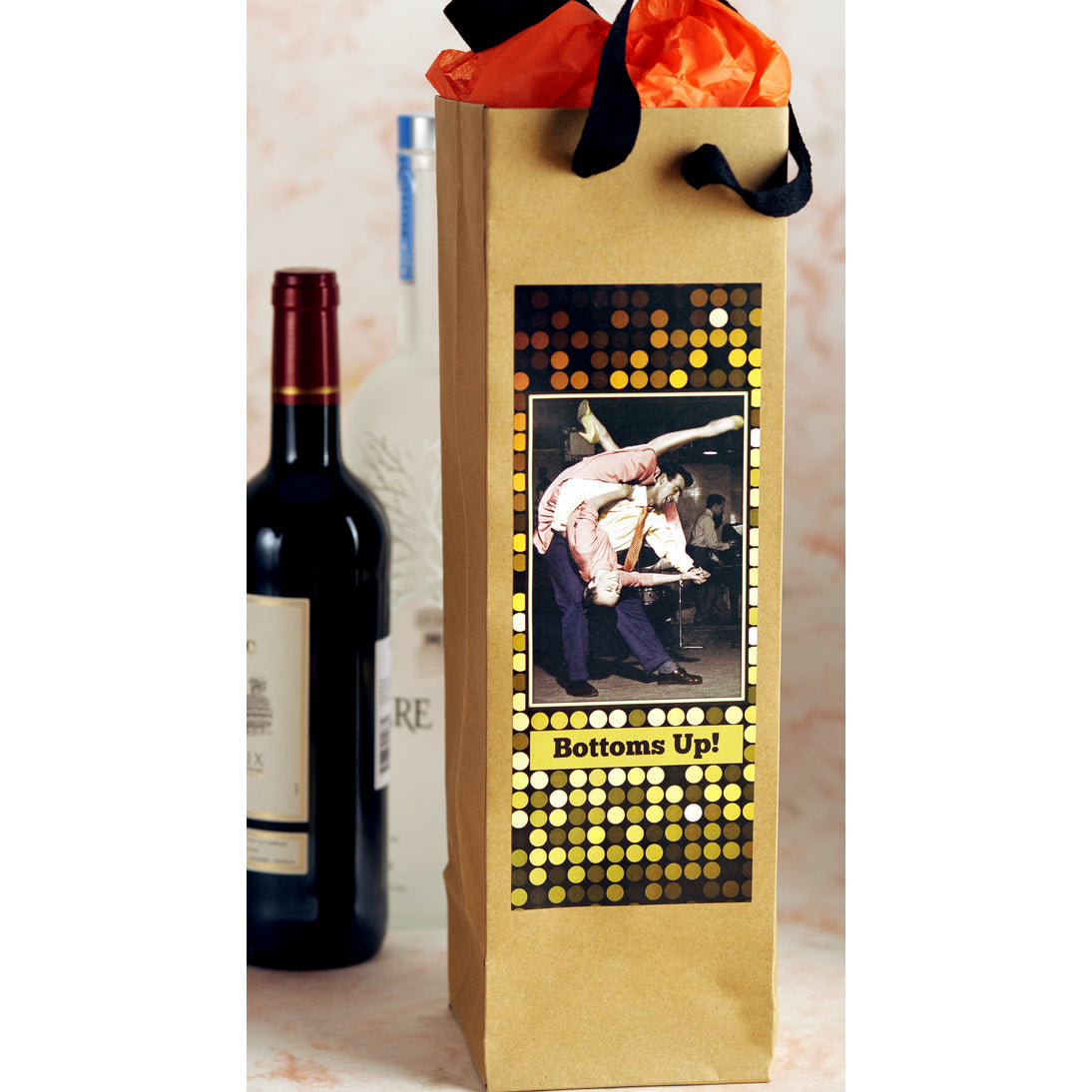 Bottoms Up -  Eco Wine or Bottle Bag by Umlaut Brooklyn
