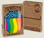 Gay Pride rainbow  lead free flask by Lucky Jack fka Trixie and Milo