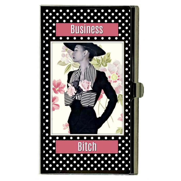 Business Bitch Business Card Case by Umlaut Brooklyn