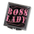 Boss Lady Square Compact Mirror (regular and magnify) by Trixie & Milo