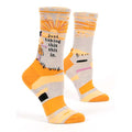 Just Taking This Shit In Blue Q Women's Crew Socks