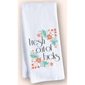 Fresh Out of Fucks - cotton towel - by Twisted Wares