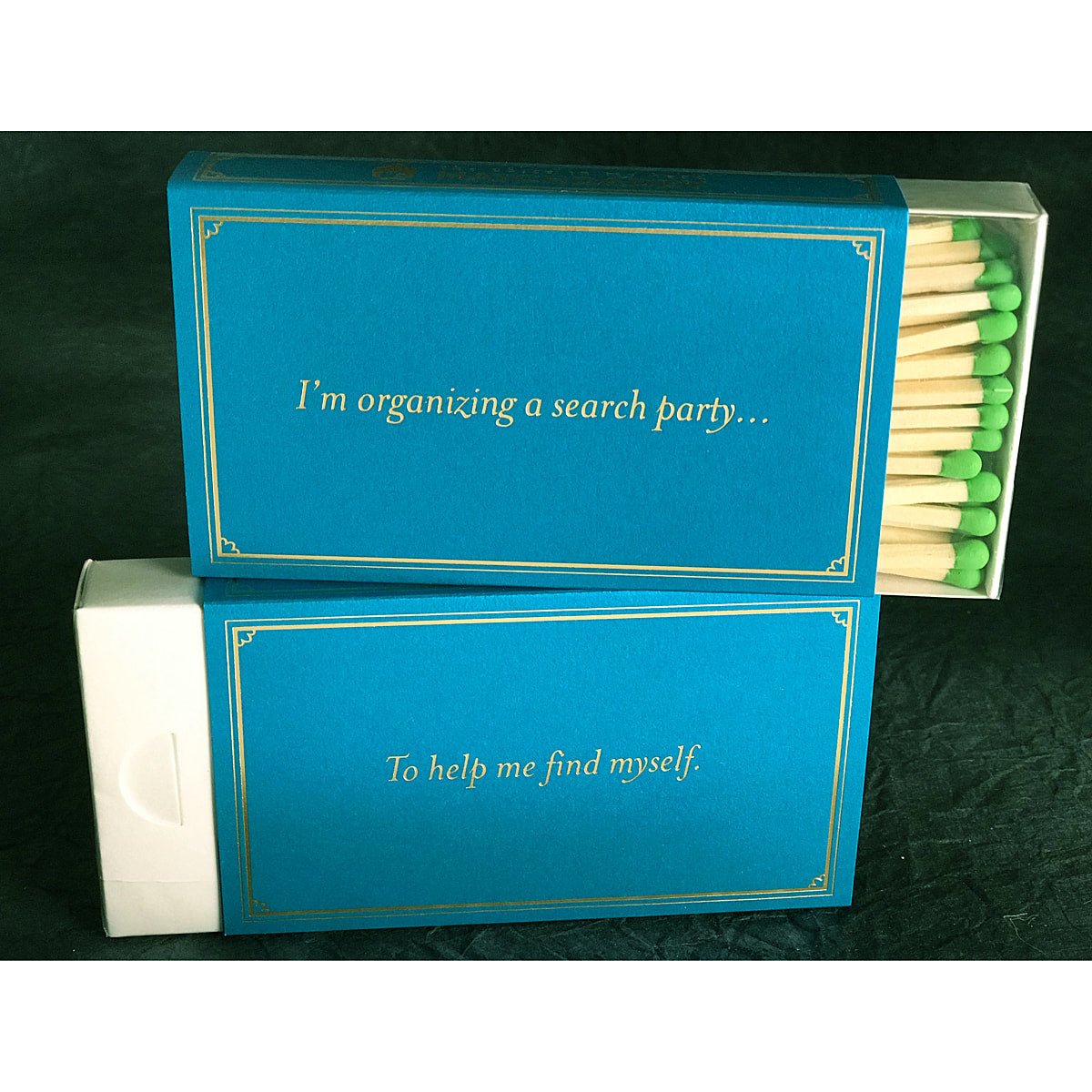 I'm Organizing a Search Party - To Help Me find myself - 4" matches by MatchDaddy