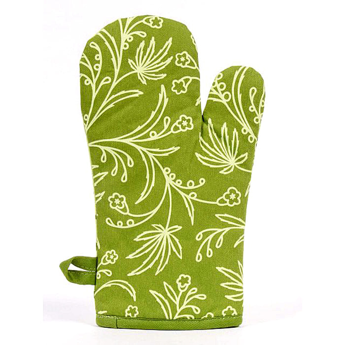 The Food Has Weed In It -  Cotton Thermal Oven Mitts by Blue Q