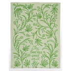 The Food Has Weed In It - woven jacquard Cotton Kitchen Towel by Blue Q