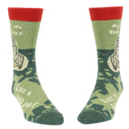 Blue Q Ain't No Bad Joke Like a Dad Joke MEN's Crew Socks