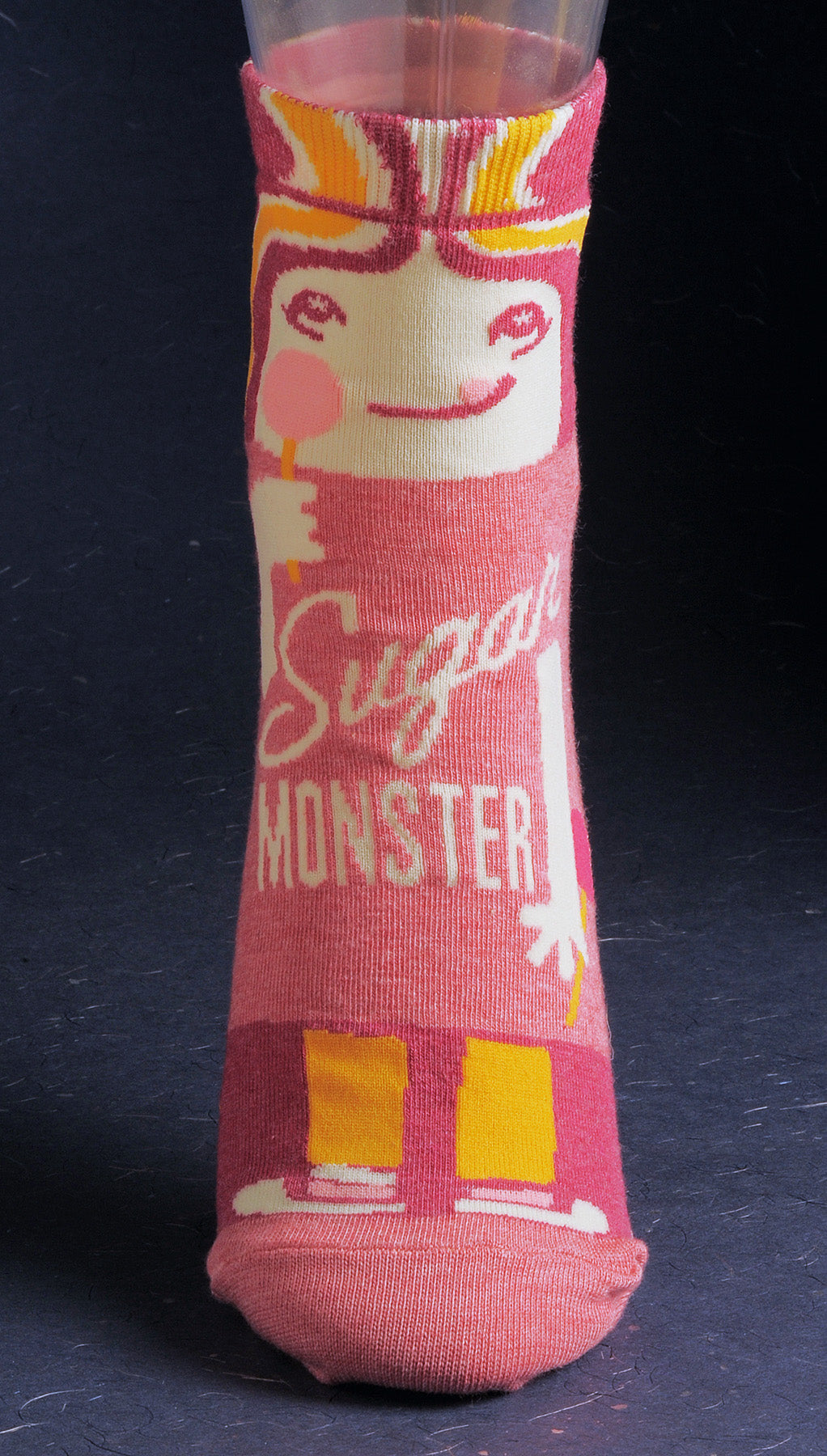 Women's Ankle Socks - Sugar Monster-More Please  - Blue Q