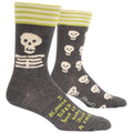 I almost died but it was just a cold MEN's Crew Socks