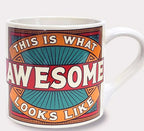 This is what awesome looks like -  Coffee Mug by Lucky Jack fka Trixie and Milo