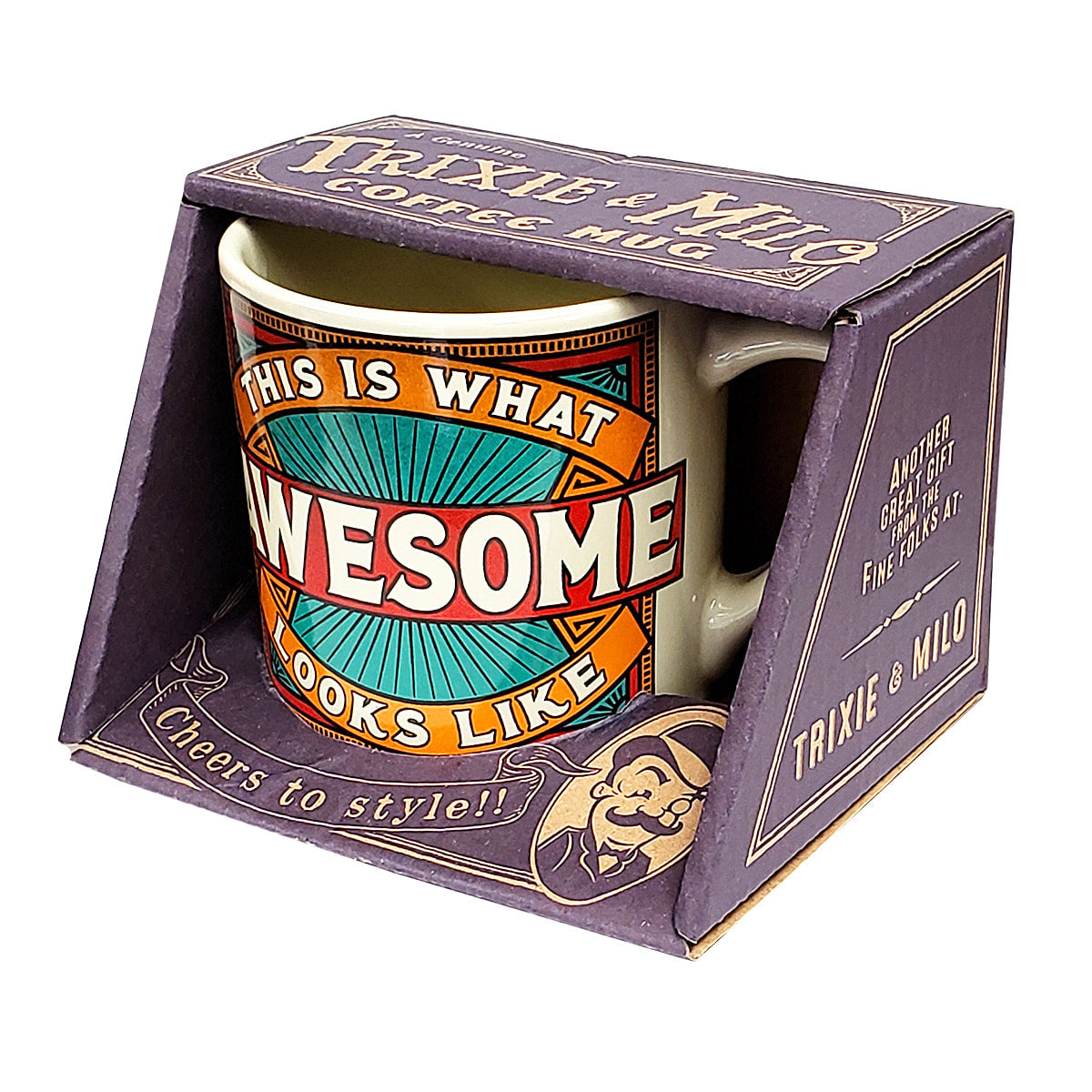 This is what awesome looks like -  Coffee Mug by Lucky Jack fka Trixie and Milo