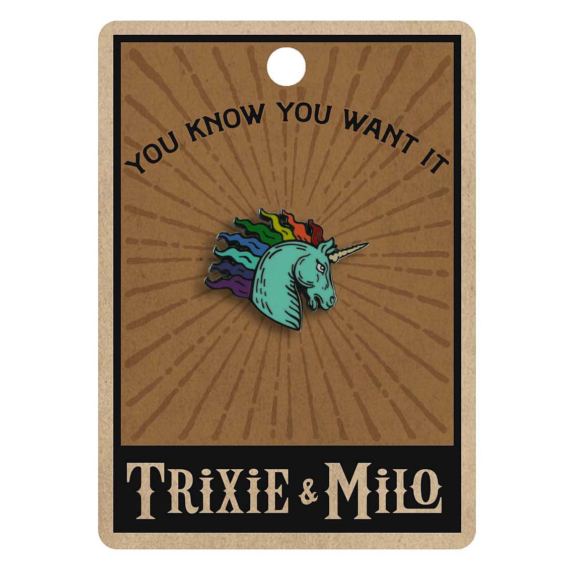 Rainbow Unicorn Enamel Pin by Lucky Jack fka Trixie and Milo